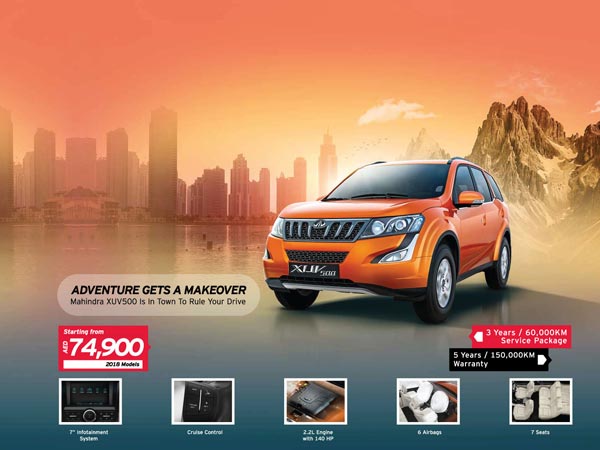 Mahindra XUV500 Petrol Unveiled In UAE; India Launch Soon