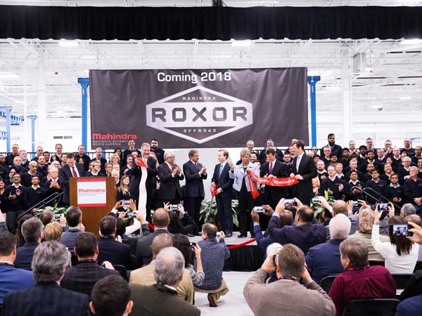 Mahindra Opens New Manufacturing Plant In Detroit, USA; To Produce Off-Road Vehicle
