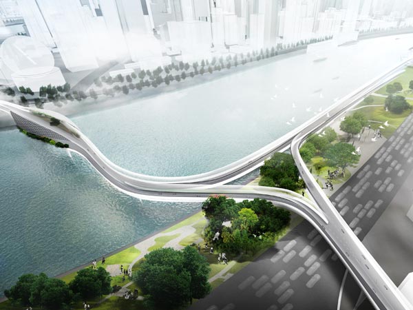BMW Vision E³ Way Elevated Road Concept Looks To Bust Congestion & Pollution