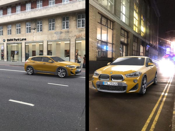 BMW X2 Previewed Using Snapchat's Augmented Trial Lens