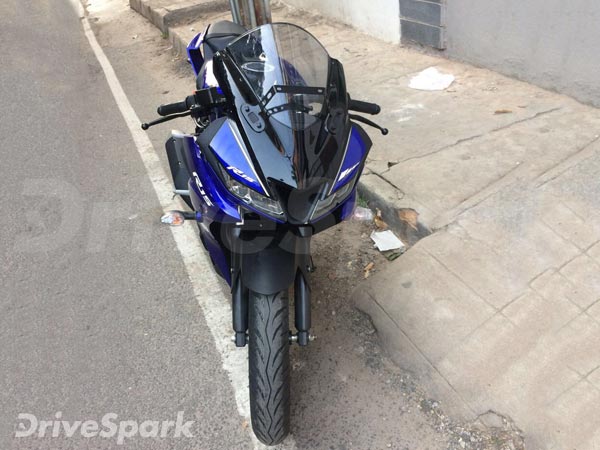 Yamaha YZF-R15 V3.0 Spotted Ahead Of India Launch Yamaha YZF-R15 V3.0 Spotted Ahead Of India Launch