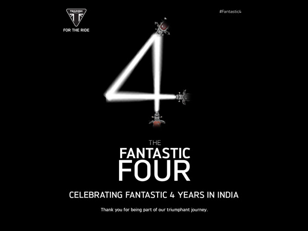 Triumph Motorcycles Completes Four Years In The Indian Market