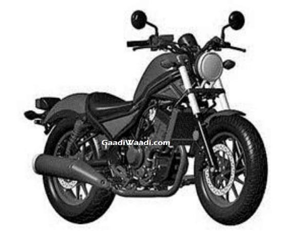 Honda Rebel 300 Patented In India