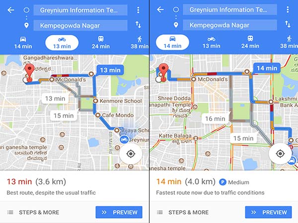 Google Maps Gets Two Wheeler Mode In India — A World’s First Feature