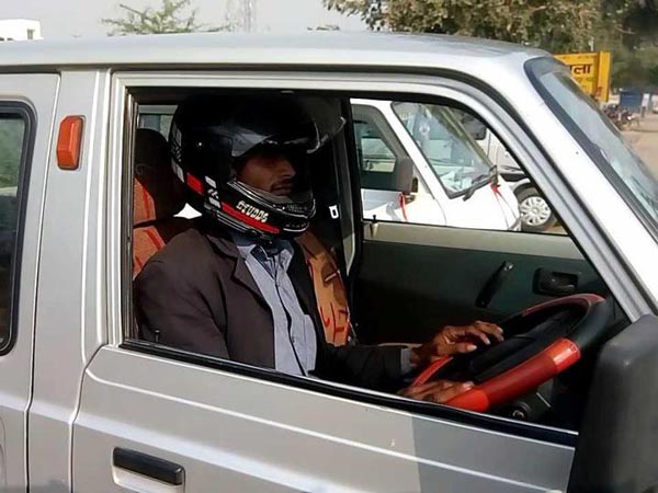Man Fined For Not Wearing Helmet While Driving In Rajasthan