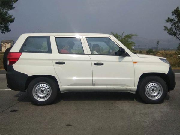 Mahindra TUV300 Plus Production Model Spotted Testing In India