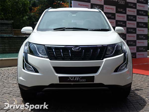 Mahindra XUV500 Facelift Spotted Again