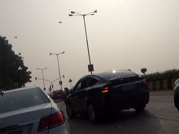 Watch This Tesla Model X In Action On The Indian Roads