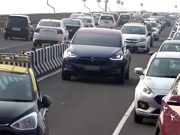 Watch This Tesla Model X In Action On The Indian Roads