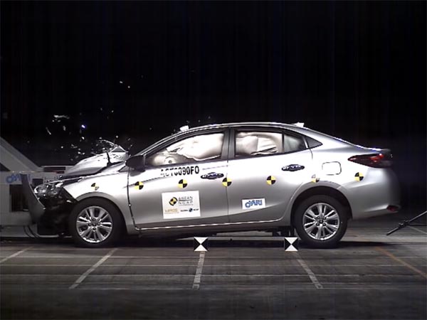 Toyota Vios Crash Test Ratings By ASEAN NCAP Revealed
