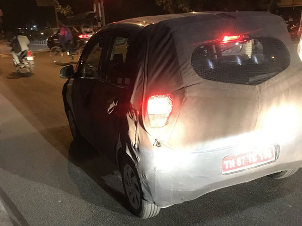 Spy Pics: Next-Generation Hyundai Santro Spotted Testing In India