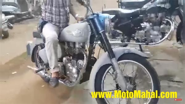 This Royal Enfield Bullet Gets A Reverse Gear
