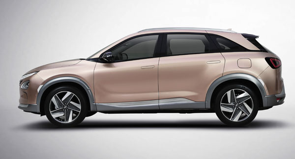 Next-Generation Hyundai Hydrogen Fuel Cell SUV Unveiled