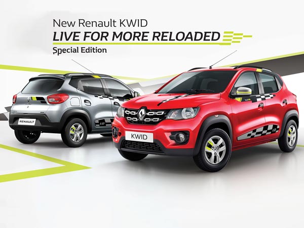 Renault Kwid Live For More Reloaded 2018 Edition Launched In India; Launch Price, Specifications, Mileage & Images