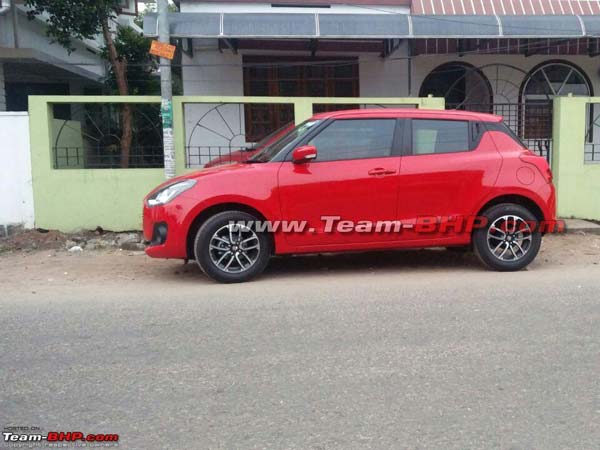 2018 Maruti Swift Spotted In India
