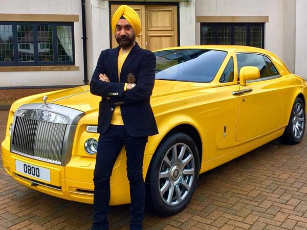 Sikh Billionaire Matches His Rolls Royce With Different Turban Colours
