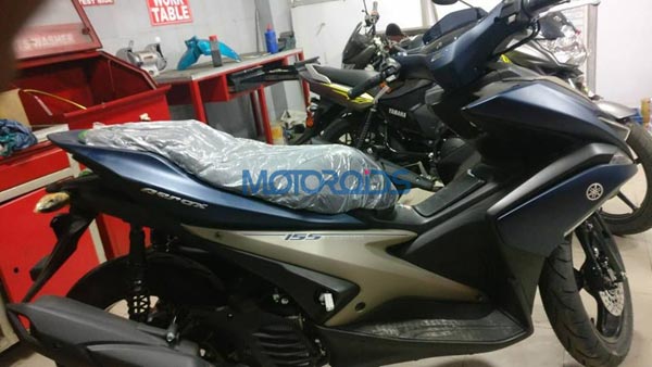 Yamaha Aerox 155 Scooter Spotted In India