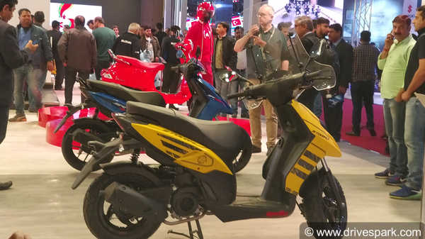 Auto Expo 2018: Aprilia Storm 125 Unveiled - Expected Launch Date, Price, Specifications, Features & Images