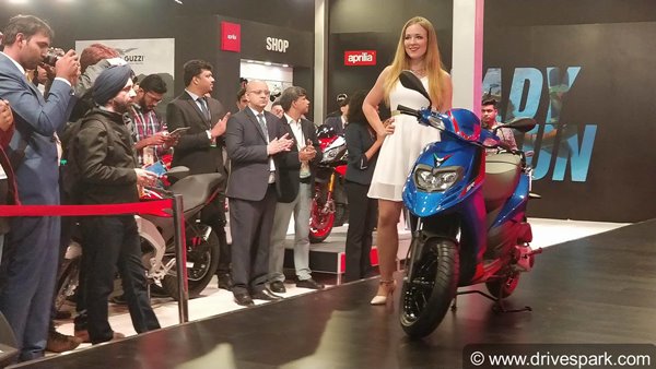 Auto Expo 2018: Aprilia Bikes & Scooters At Auto Expo