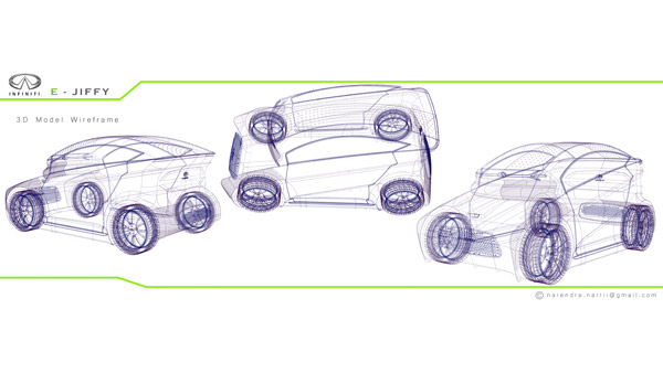 Infiniti E-Jiffy Autonomous Electric Car — A Concept By Narendra Singh Chhetri