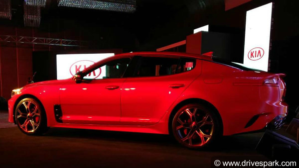 Auto Expo 2018: Kia Stinger Showcased In India