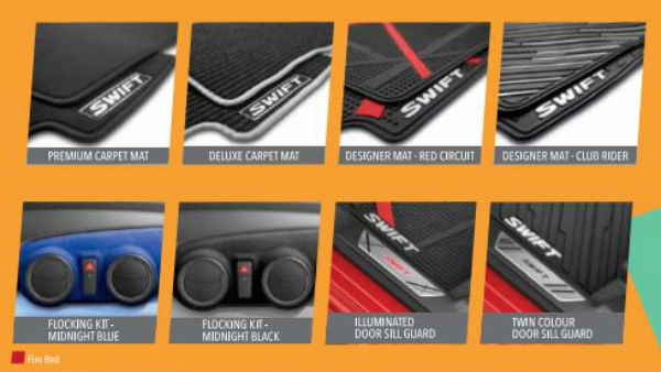 New Maruti Swift 2018 Accessories List