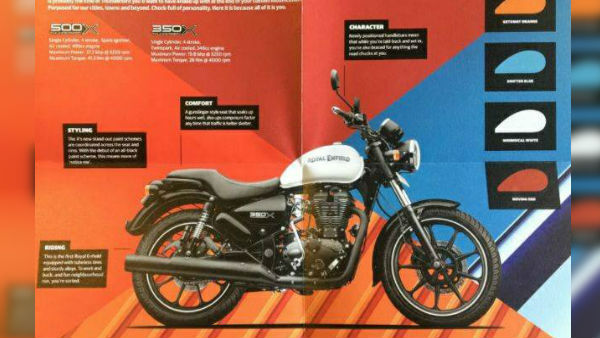 Royal Enfield Thunderbird X Brochure Leaked