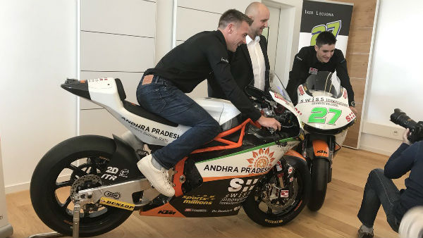 Andhra Pradesh Sponsors Moto 2 Team For 2018 MotoGp Season