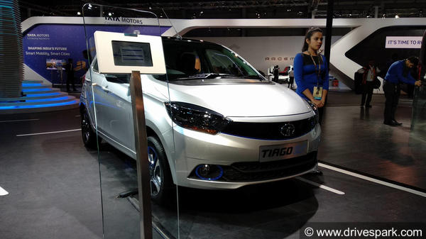 Auto Expo 2018: Tata Tiago EV And Tigor EV Showcased