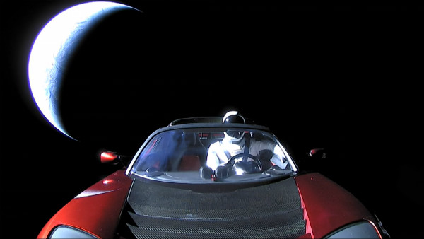 Tesla Roadster In Space Tracked Through This Website