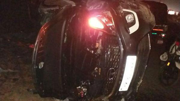 Tata Nexon Involved In An Accident; Driver Safe