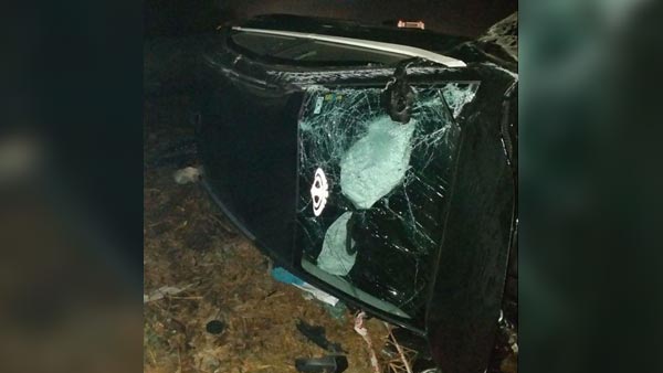 Tata Nexon Involved In An Accident; Driver Safe