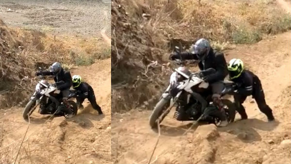 Royal Enfield Himalayan Vs Bajaj Dominar; New Viral Video