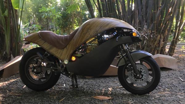 Banatti Green Falcon Is An Electric Motorcycle Made With Bamboo