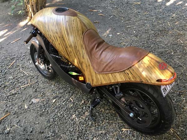 Banatti Green Falcon Is An Electric Motorcycle Made With Bamboo