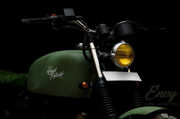 Eimor Customs Envy — A Royal Enfield Bullet Classic 350 Modified Into A Scrambler Eimor Customs Envy — A Royal Enfield Bullet Classic 350 Modified Into A Scrambler