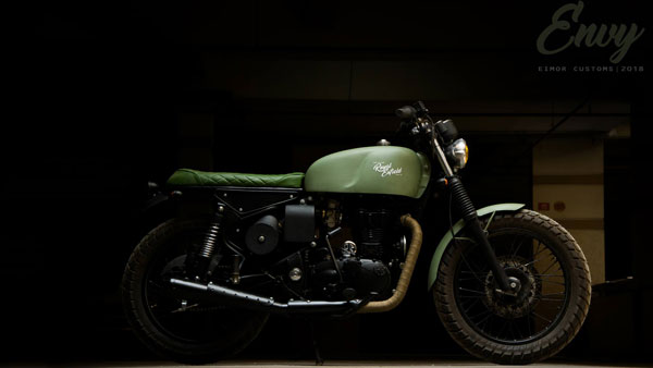 Eimor Customs Envy — A Royal Enfield Bullet Classic 350 Modified Into A Scrambler Eimor Customs Envy — A Royal Enfield Bullet Classic 350 Modified Into A Scrambler
