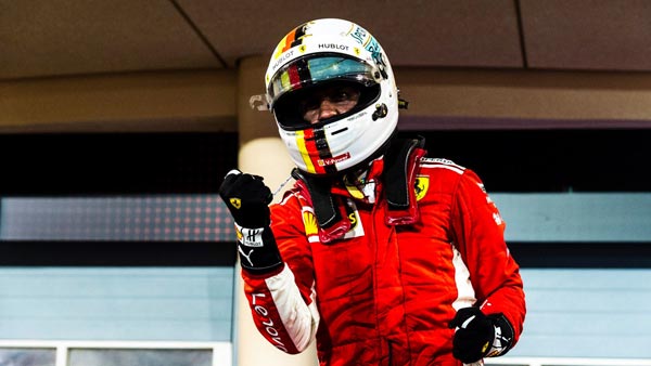 Formula 1 Bahrain Grand Prix; Sebastian Vettel Wins