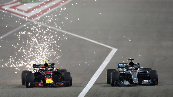 Formula 1 Bahrain Grand Prix; Sebastian Vettel Wins