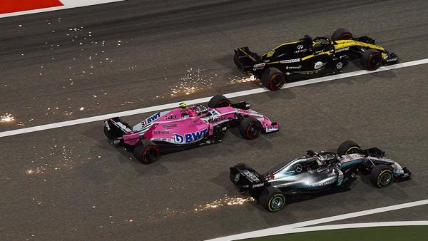 Formula 1 Bahrain Grand Prix; Sebastian Vettel Wins