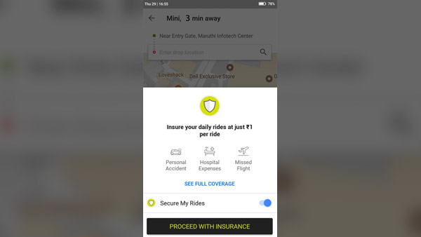 Ola Cabs Insurance Covers For Customers; Offers In-Trip Insurance Policy Of Up To Rs 5 Lakh