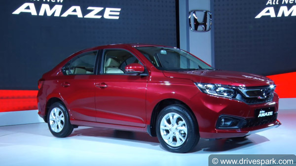 New Honda Amaze 2018 Variants In Detail: The Honda Amaze VX Diesel With 27.4Km/l Is An Excellent Choice!