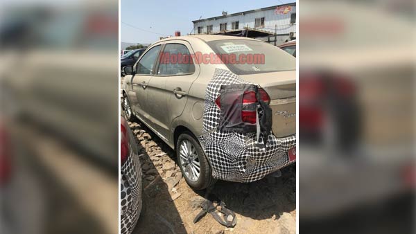 New 2018 Ford Aspire Facelift Spotted; Launch Expected Soon
