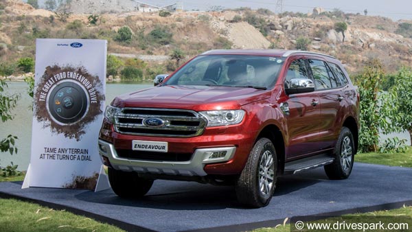 Ford Endeavour Facelift To Launch In India By Early 2019