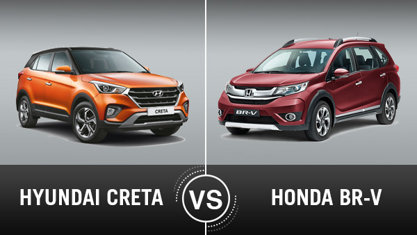Hyundai Creta Vs Honda BR-V Comparison: Specifications, Features, Mileage, Price & Design