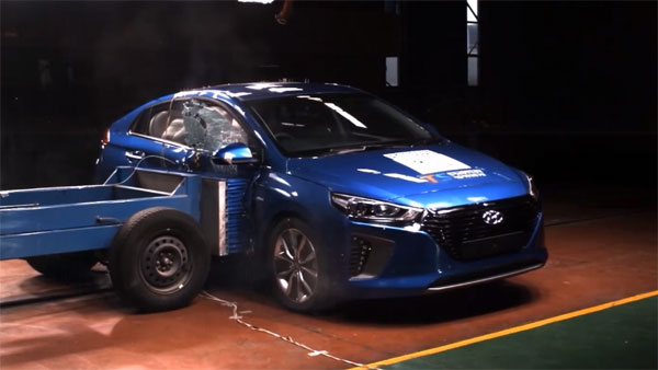 Hyundai Ioniq Hybrid Crash Test: ASEAN NCAP Ratings & Video Results