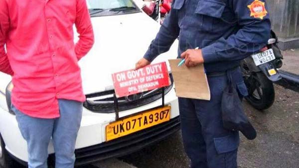 Illegal To Display Political Or Government Position On Cars & Bikes; Police Seize Vehicles