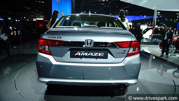 Honda Amaze 2018 Launched In India At Rs 5.59 Lakh: Specifications, Features, Images And Details