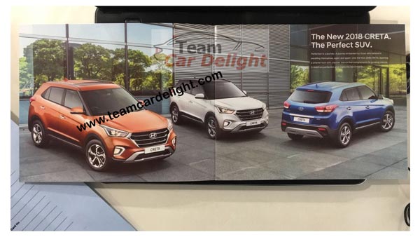 2018 Hyundai Creta Facelift Brochure Leaked Ahead Of Launch; New Colours, Specifications, Features & More