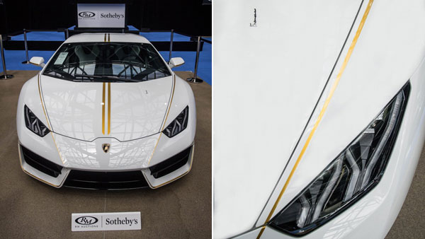 The Lamborghini Huracan Gifted To The Pope Is Now Sold — Auctioned At Rs 5.82 Crore